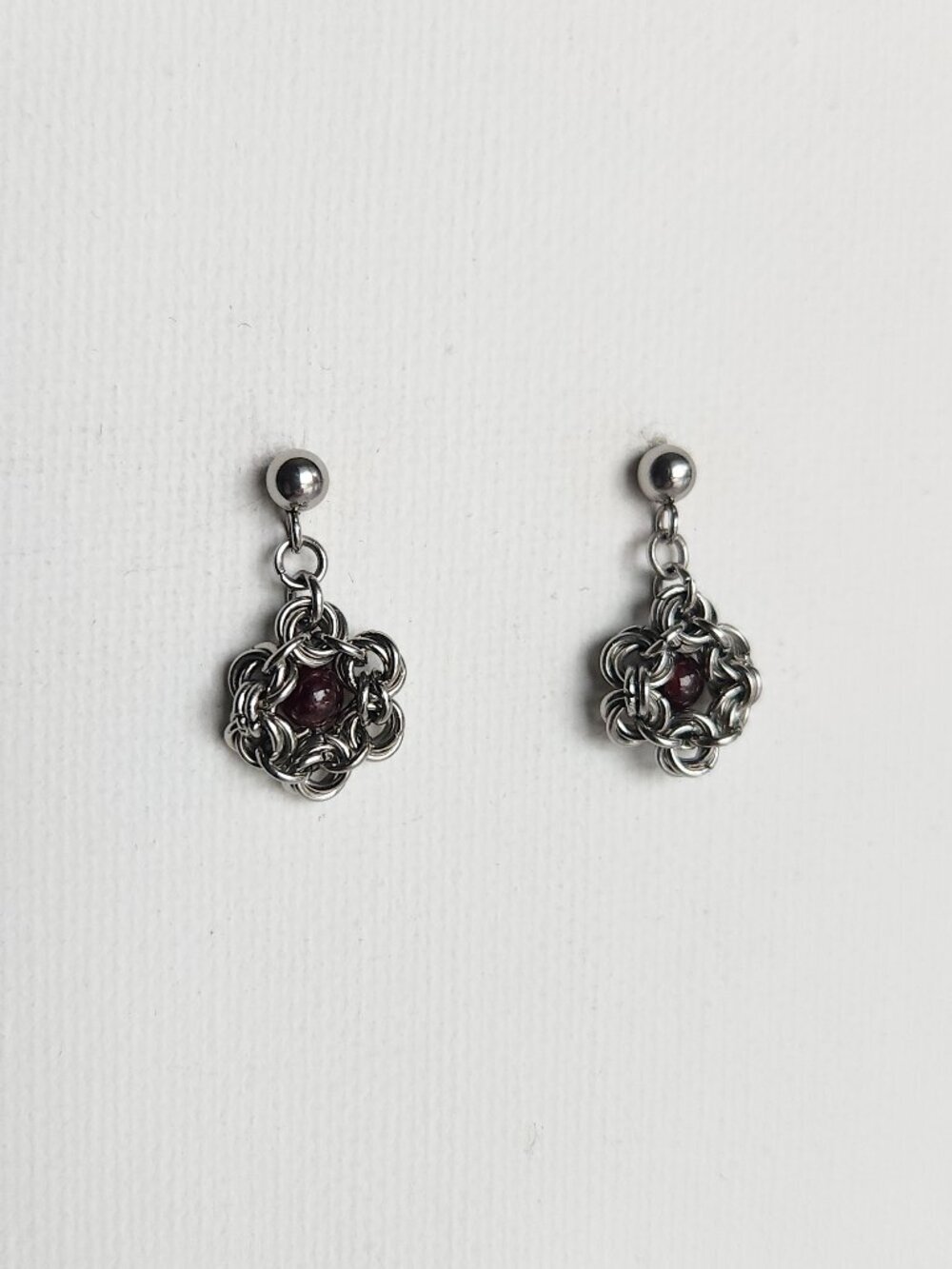 Mini silver earrings - Picture 2 of 8
